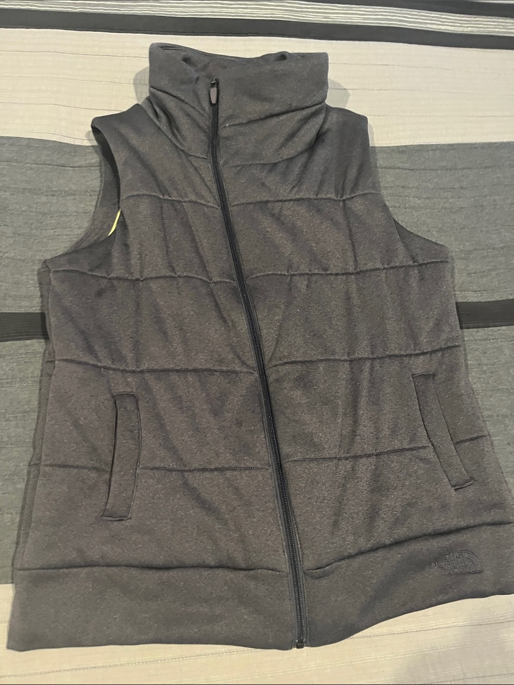 The North Face Women’s Dark Gray Quilted Vest